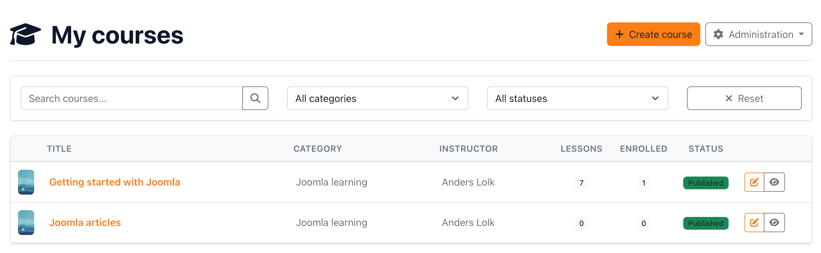 4 4 course list